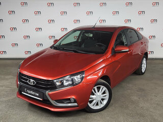 2017 Lada (ВАЗ) Vesta I, красный, 679000 рублей, вид 3