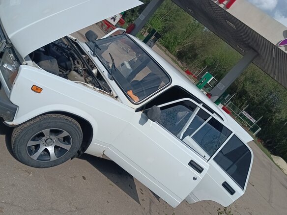 2011 Lada (ВАЗ) 2107, белый, 120000 рублей - вид 7