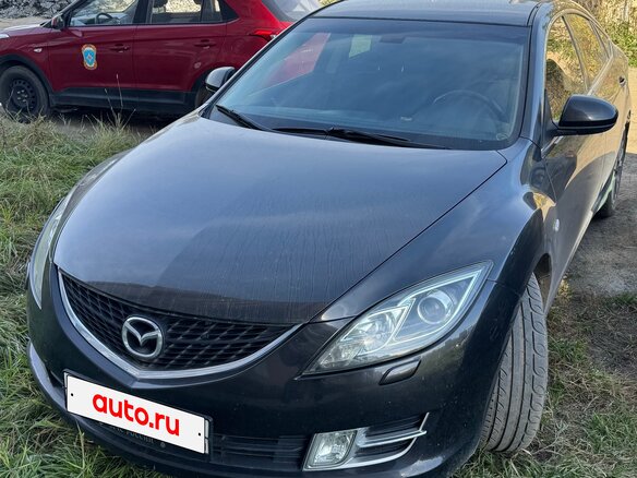 2007 Mazda 6 II (GH), чёрный - вид 1
