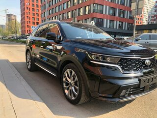 2021 Kia Sorento IV, чёрный, 3700000 рублей, вид 3