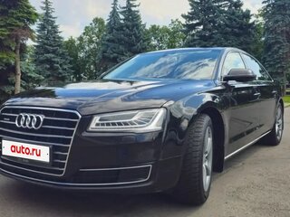 2013 Audi A8 Long III (D4) Рестайлинг, чёрный, 2200000 рублей, вид 3