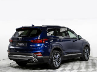 2019 Hyundai Santa Fe IV, синий, 2468000 рублей, вид 4