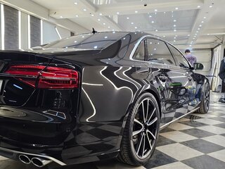 2013 Audi A8 Long III (D4) Рестайлинг, чёрный, 3000000 рублей, вид 3