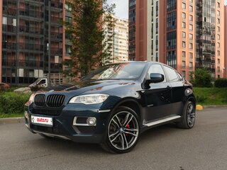 2012 BMW X6 30d I (E71) Рестайлинг, синий, 3090000 рублей, вид 3