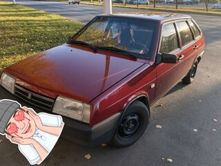 1994 Lada (ВАЗ) 2109, пурпурный, 90000 рублей, вид 1