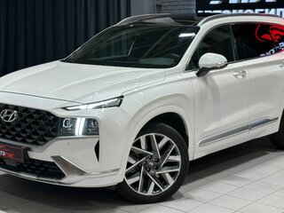 2021 Hyundai Santa Fe IV Рестайлинг, белый, 3360000 рублей, вид 2