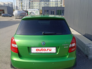 2012 Skoda Fabia II Рестайлинг, зелёный, 580000 рублей, вид 5