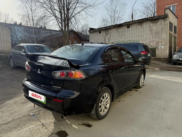 2013 Mitsubishi Lancer X Рестайлинг, чёрный, 899000 рублей - вид 1