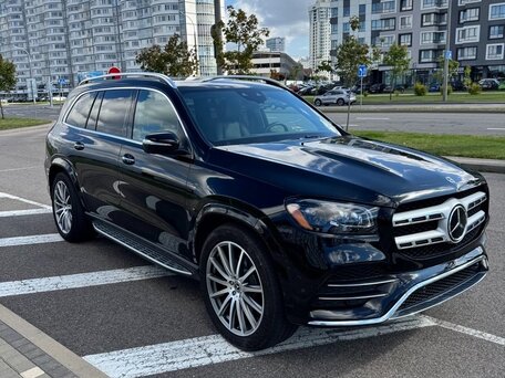 2022 Mercedes-Benz GLS 450 II (X167), чёрный, вид 3