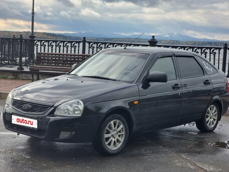 2011 Lada (ВАЗ) Priora I, чёрный, 360000 рублей, вид 3