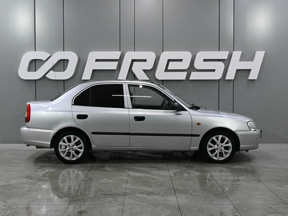 2007 Hyundai Accent ТагАЗ II, серебристый, 599000 рублей - вид 4