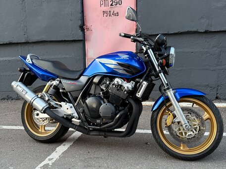 2004 Honda CB 400 Super Four, синий, 345000 рублей, вид 2