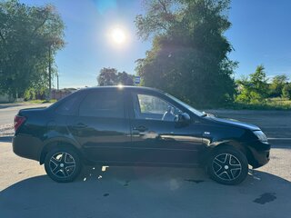 2014 Lada (ВАЗ) Granta I, чёрный, 265000 рублей, вид 3