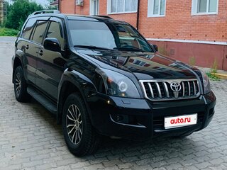 2007 Toyota Land Cruiser Prado 5-speed 120 Series Рестайлинг, чёрный, 1790000 рублей, вид 2
