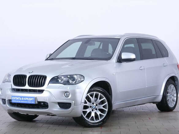 2008 BMW X5 35d II (E70), серебристый, 1799000 рублей - вид 2