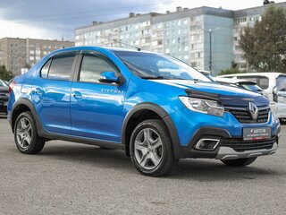 2019 Renault Logan Stepway II Рестайлинг, синий, 1089000 рублей, вид 4