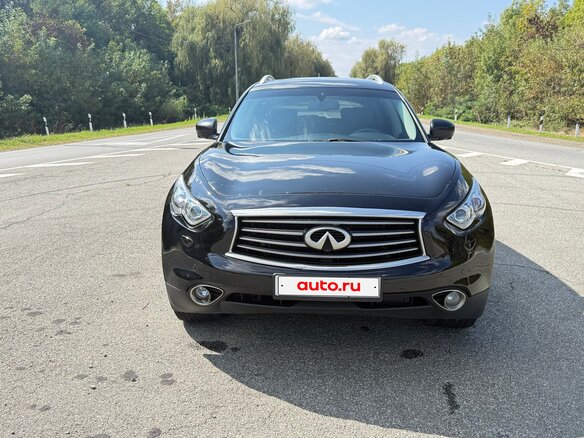 2012 Infiniti FX FX37 II (S51), чёрный - вид 1