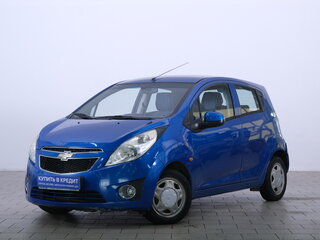 2011 Chevrolet Spark III, синий, 449000 рублей, вид 3