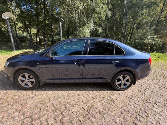 2014 Skoda Rapid I, синий, 720000 рублей - вид 3