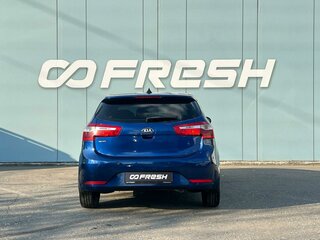 2013 Kia Rio 5-speed III, синий, 820000 рублей, вид 4