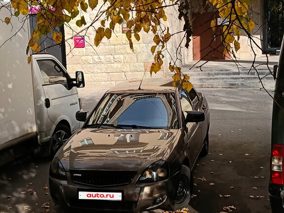 2017 Lada (ВАЗ) Priora I Рестайлинг, коричневый - вид 2