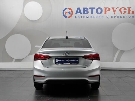 2019 Hyundai Solaris II, серебристый, 1285000 рублей, вид 4