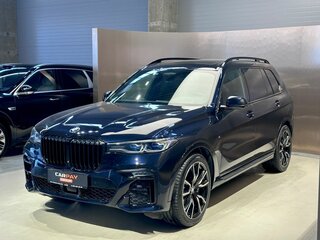 2021 BMW X7 40d I (G07), синий, 7600000 рублей, вид 3