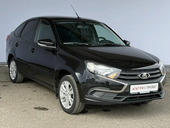 2023 Lada (ВАЗ) Granta I Рестайлинг, чёрный, 795000 рублей - вид 2