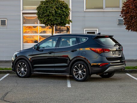 2016 Hyundai Santa Fe III Рестайлинг, чёрный, 1695000 рублей, вид 4