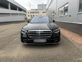 2021 Mercedes-Benz S-Класс 450 Long 4MATIC VII (W223), чёрный, 13950000 рублей, вид 2