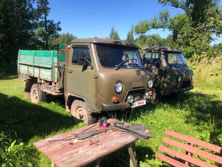 1985 УАЗ 3303, зелёный, 400000 рублей, вид 5