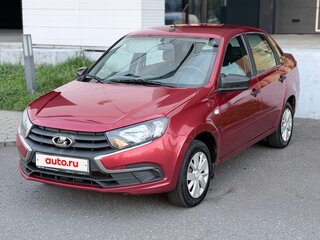 2021 Lada (ВАЗ) Granta I Рестайлинг, красный, 449000 рублей, вид 4