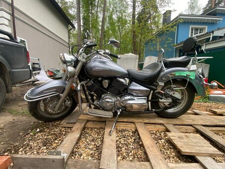 2004 Yamaha XVS1100, серебристый, 430000 рублей, вид 3