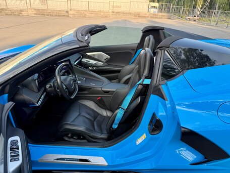 2021 Chevrolet Corvette Stingray C8, голубой, 13190000 рублей, вид 3