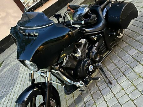 2012 Yamaha XVS1300, чёрный, 750000 рублей, вид 3
