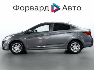 2014 Hyundai Solaris I, серый, 949000 рублей, вид 4