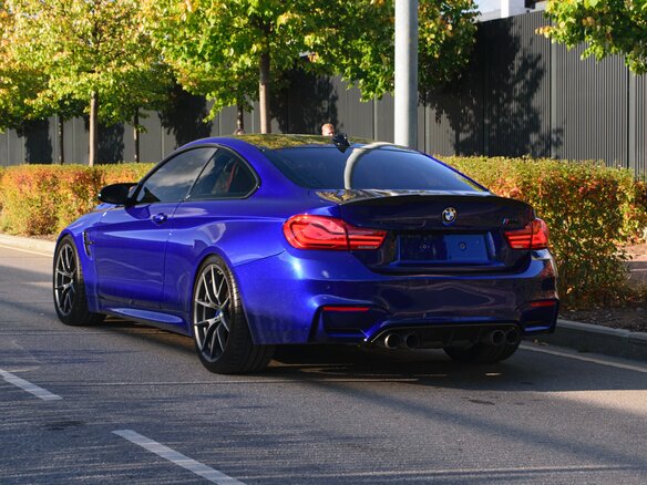 2018 BMW M4 Competition Package F82/F83 Рестайлинг, синий - вид 7