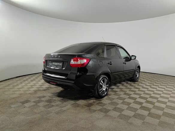 2023 Lada (ВАЗ) Granta I Рестайлинг, чёрный, 785000 рублей - вид 4