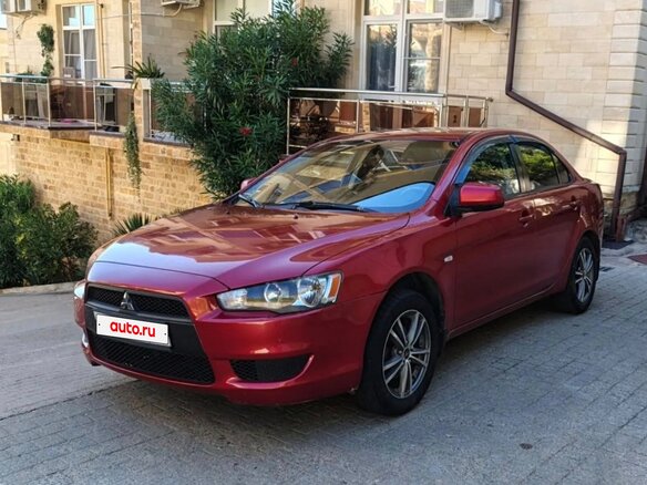 2008 Mitsubishi Lancer X, красный, 790000 рублей