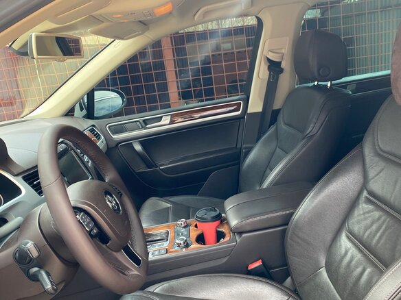 2013 Volkswagen Touareg II, белый, 2690000 рублей - вид 8