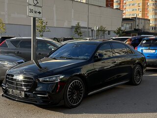 2022 Mercedes-Benz S-Класс 500 Long 4MATIC VII (W223), чёрный, 9000000 рублей, вид 1