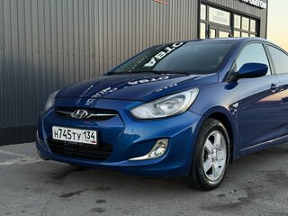 2011 Hyundai Solaris I, синий, 579000 рублей, вид 5