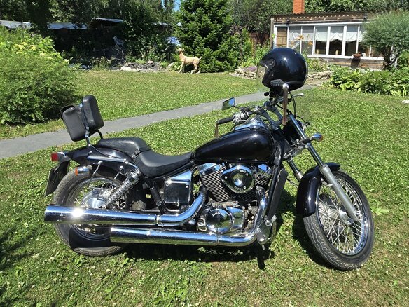 2001 Honda Shadow 400, чёрный, 400000 рублей