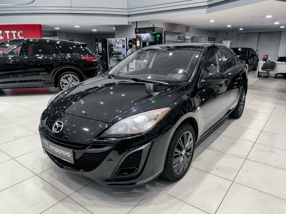 2009 Mazda 3 II (BL), чёрный, 699000 рублей
