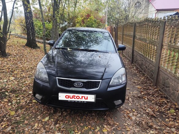 2010 Kia Rio II Рестайлинг, чёрный, 549000 рублей - вид 6