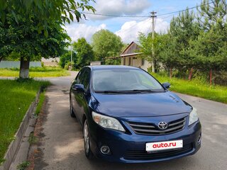 2010 Toyota Corolla X (E140, E150) Рестайлинг, синий, 820000 рублей, вид 4