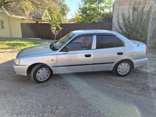 2007 Hyundai Accent ТагАЗ II, серебристый, 360000 рублей, вид 3