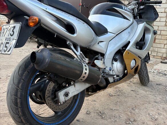 2000 Yamaha YZF600R Thundercat, серебристый, 335000 рублей - вид 2