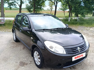 2013 Renault Sandero I, чёрный, 630000 рублей, вид 3