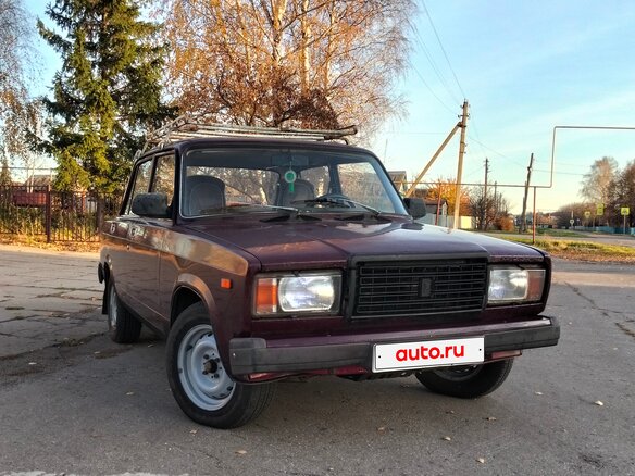 2008 Lada (ВАЗ) 2107, пурпурный, 110000 рублей - вид 6
